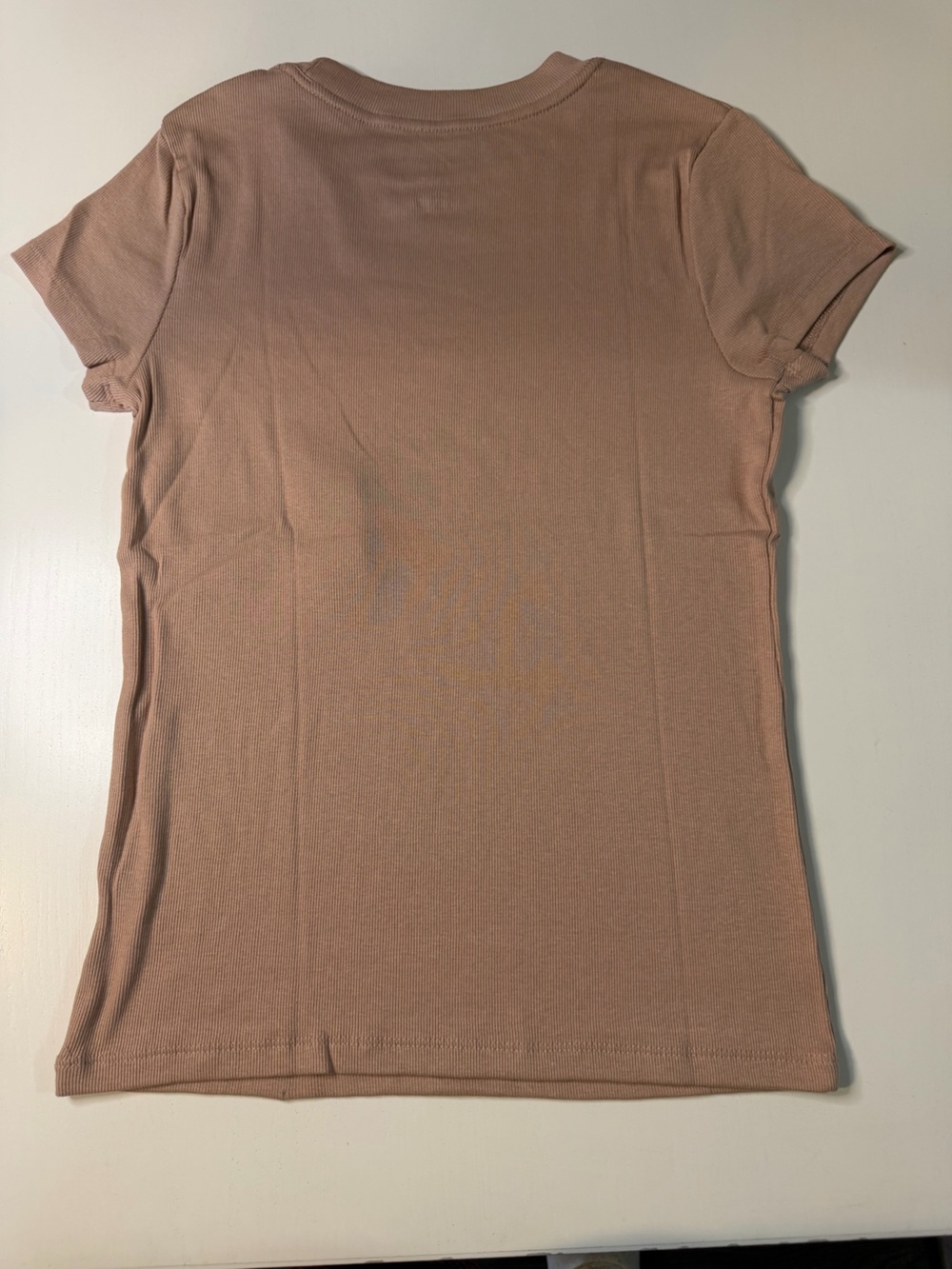 a new day Short Sleeve Crewneck Tee in Dusty Rose - Picture 2 of 3